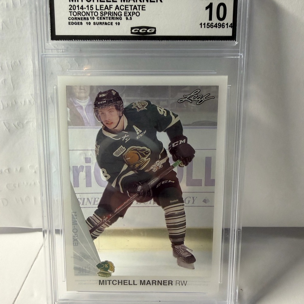 Mitchell Marner Hockey Trading Card in Green